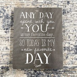 Decorative Canvas Wall Art - 10in x 8in